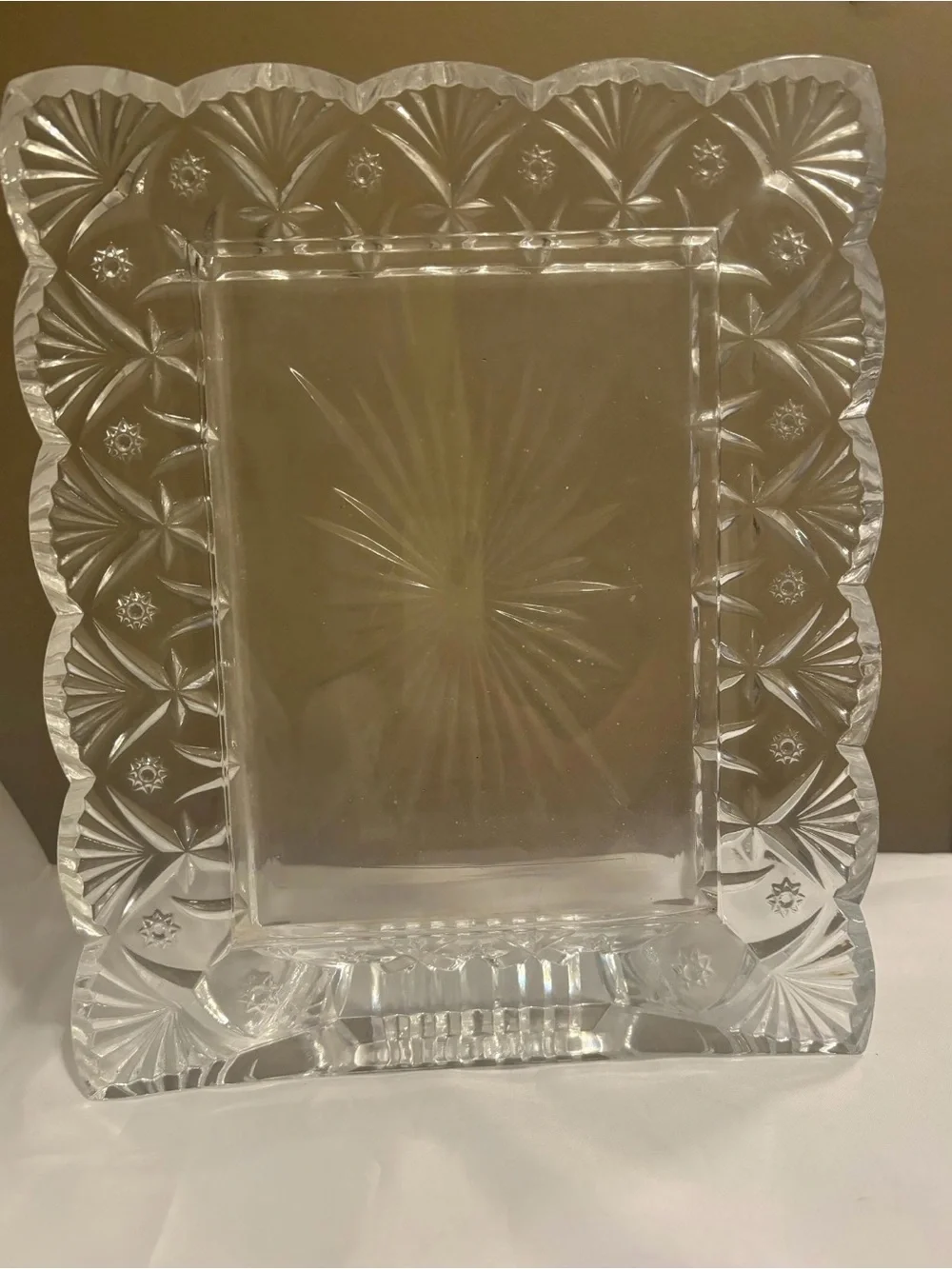 Crystal 5 x 7 Picture Frame - Home Accents Vintage